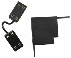 V-TAC Σύνδεσμος Ράγας Φωτιστικών Εξωτερικός Γωνιακός Μαύρος για Σποτ σε Μαύρο Χρώμα 7973