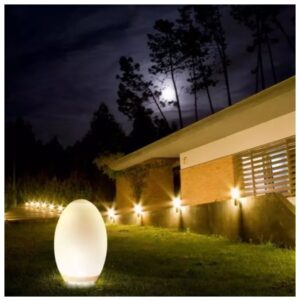 LED V-TAC Φωτιστικό Επιτραπέζιο ή Καρφωτό Ηλιακό Αβγό RGB+ Θερμό Λευκό 8557