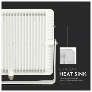 V-TAC Προβολέας LED SMD 100W 8200lm 100° IP65 Samsung Chip G2 Άσπρο Σώμα Ζεστό Λευκό 21415