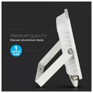 V-TAC Προβολέας LED SMD 100W 8200lm 100° IP65 Samsung Chip G2 Άσπρο Σώμα Ζεστό Λευκό 21415