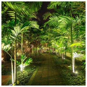 V-TAC Αδιάβροχο Φωτιστικό Κήπου LED 12W 875lm 20° IP65 Χωνευτό με Καρφί Γκρι Σώμα Ζεστό Λευκό 217550