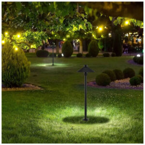 V-TAC LED αδιάβροχο φωτιστικό καρφί Samsung chip 7W IP65 4000K Φυσικό λευκό με μαύρο σώμα