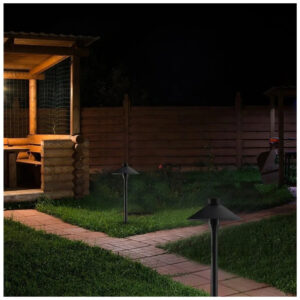 V-TAC LED αδιάβροχο φωτιστικό καρφί Samsung chip 7W IP65 6400K Ψυχρό λευκό με μαύρο σώμα 20318