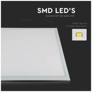 V-TAC Πάνελ LED Χωνευτό 29W 230V 120° 3960lm IP20 CRI>80 incl Driver Τετράγωνο 60x60cm Ζεστό Λευκό 2162406