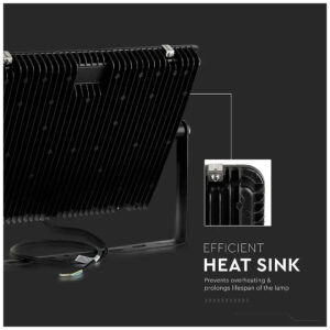 V-TAC Προβολέας LED SMD Slim 300W 100° 34500lm IP65 Samsung Chip G2 High Lumen Μαύρο Σώμα Ψυχρό Λευκό 21792