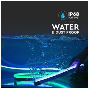 Αδιάβροχη LED Neon Flex 24V 6.5W 10m IP68 Ψυχρό Λευκό V-TAC 2614