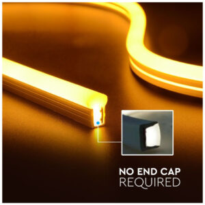 Αδιάβροχη LED NEON FLEX 24V 6.5W 10m IP68 Κίτρινο V-TAC 2617