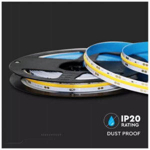 V-TAC Tαινία LED COB DC:24V 10W/m IP20 4000K Φυσικό λευκό 2653
