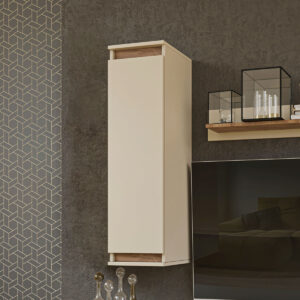 Κρεμαστό Ντουλάπι Lilu Μπεζ-Σκούρο Δρυς 28x30x100cm