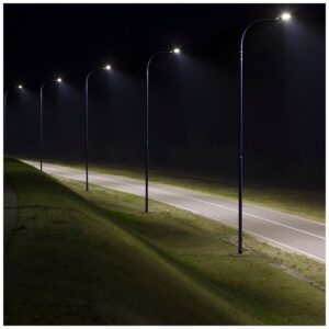 LED V-TAC Φωτιστικό Δρόμου SMD 30W SAMSUNG CHIP A++ Σώμα Μαύρο 3 Χρόνια Εγγύηση Ψυχρό λευκό 538