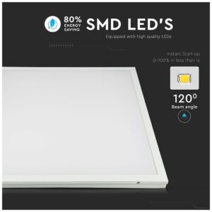 ΦΩΤΙΣΤΙΚΟ ΟΡΟΦΗΣ LED PANEL 40W 60x60cm ΦΥΣΙΚΟ ΛΕΥΚΟ V-TAC SKU 64511