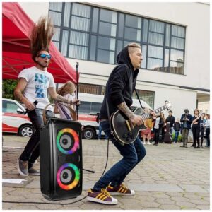 V-TAC Επαναφορτιζόμενο φορητό ηχείο 2x10W (2x3inch) 6664