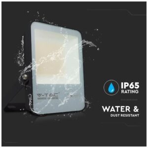 V-TAC Προβολέας LED 150W ψυχρό λευκό 6400K Μαύρο σώμα Evolution 160LM/W 6705