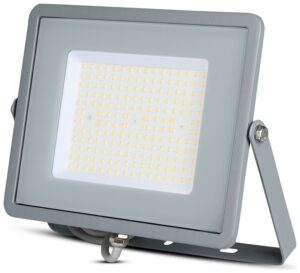 LED  Προβολέας V-TAC 100W Γκρί SMD SAMSUNG Chip High Lumen 120LM/W Φως Ημέρας 5 Χρόνια Εγγύηση 770