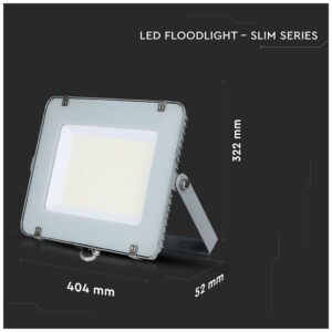 LED Προβολέας V-TAC 150W γκρι SMD SAMSUNG Chip High Lumen 120LM/W Ψυχρό Λευκό 5 Χρόνια Εγγύηση 777