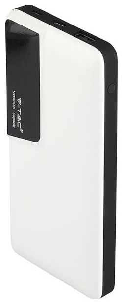 Power Bank 10000mAh με οθόνη  USB Type C Χρώμα Λευκό 8870