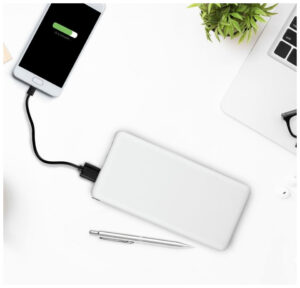 Φορτιστής Μπαταριά Jumbo Power Bank 30000mAh με δύο Θύρες USB, micro USB & Type C Χρώμα Λευκό 8902