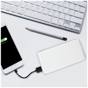 Φορτιστής Μπαταριά Jumbo Power Bank 30000mAh με δύο Θύρες USB, micro USB & Type C Χρώμα Λευκό 8902