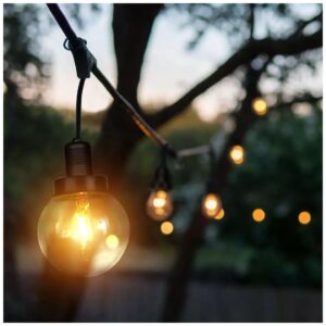 Καλώδιο Γιρλάντα 3m Μαύρο με 6 Ντουί E27 Αδιάβροχο IP65 V-TAC 8971