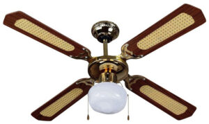 Ανεμιστήρας Οροφής V-TAC 50W με 4 πτερύγια μαζί με Φωτιστικό με Ντουί Ε27 Ρυθμιζόμενος 7914