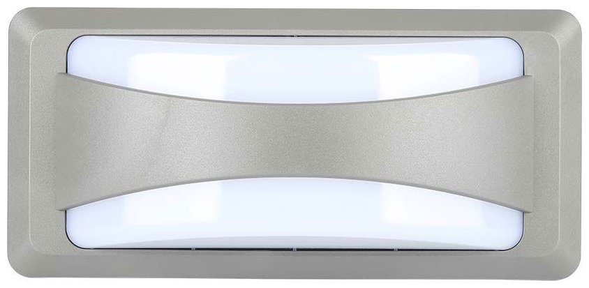 V-TAC Απλίκα LED 12W 230V 1160lm 130° IP65 230x110x76mm Φυσικό Λευκό Γκρι Σώμα 218246