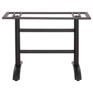 ΒΑΣΗ ΤΡΑΠΕΖΙΟΥ ΑΛΟΥΜΙΝΙΟΥ ΔΙΣΤΗΛΗ HM468.11 ΜΑΥΡΗ ΜΑΤ ΜΕ ΡΕΓΟΥΛΑΤΟΡΟΥΣ 100Χ40Χ73Υεκ.