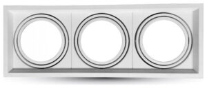 V-TAC Βάση για spot AR111 x 3 λευκή  SKU: 3577