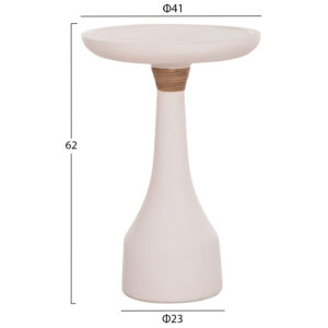 ΒΟΗΘΗΤΙΚΟ ΤΡΑΠΕΖΙ ΓΙΑ ΛΑΜΠΑΤΕΡ TORG HM18170.02 FIBER CEMENT ΛΕΥΚΟ Φ41x62Υεκ.