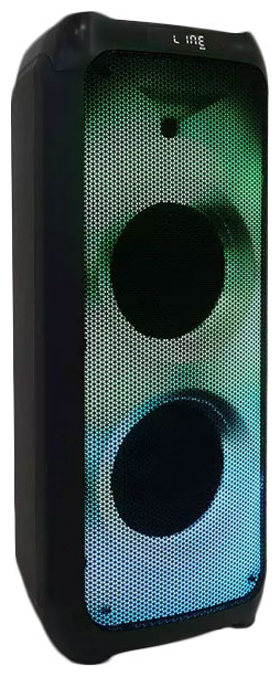 V-TAC Επαναφορτιζόμενο Ηχείο 100W με Ασύρματο Μικρόφωνο και RF Τηλεχειριστήριο RGB 2x10inch 8982