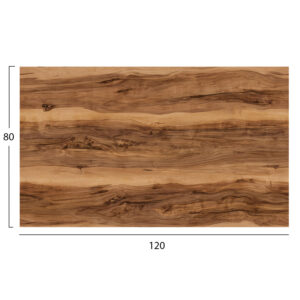 ΕΠΙΦΑΝΕΙΑ ΤΡΑΠΕΖΙΟΥ HPL ΟΡΘΟΓΩΝΙΑ HM5840.30 INDIAN SHEESHAM 120x80εκ.