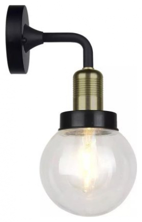 V-TAC Επιτοίχιο αδιάβροχο φωτιστικό ABS & μέταλλο με μαύρο σώμα SKU: 8970