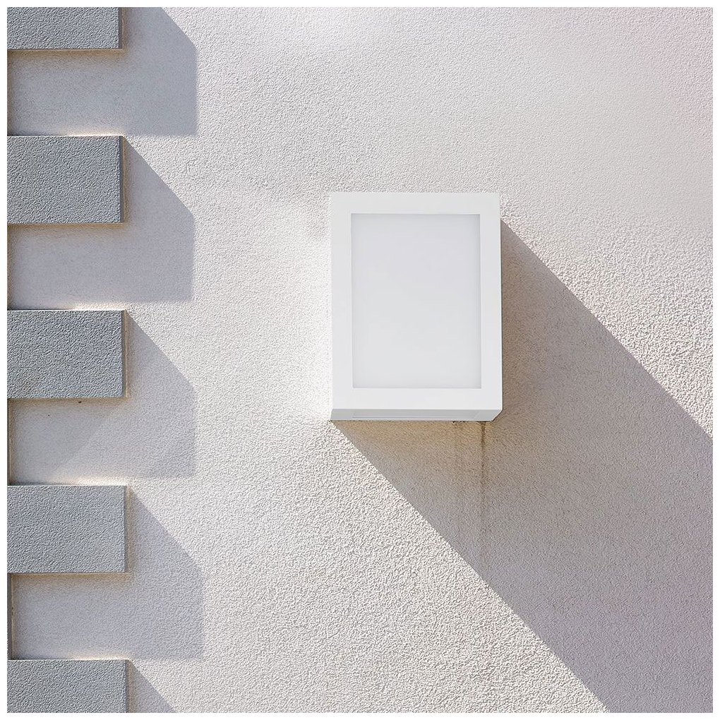 V-TAC Επιτοίχιο Φωτιστικό-Απλίκα LED 12W 230V 1250lm 170° IP65 Ζεστό Λευκό Άσπρο Σώμα 218334