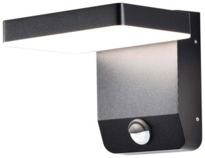 V-TAC Επιτοίχιο Φωτιστικό-Απλίκα LED 17W 230V 350° 2520lm IP65 με Αισθητήρα Κίνησης Φυσικό Λευκό Μαύρο 2949