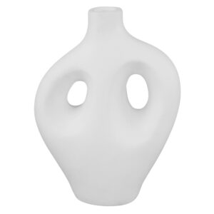 ΕΠΙΤΡΑΠΕΖΙΟ ΔΙΑΚΟΣΜΗΤΙΚΟ ΒΑΖΟ FLIKER HM4666.02L ΤΕΡΑΚΟΤΑ ΣΕ ΛΕΥΚΟ--22.5x12x30Υεκ.