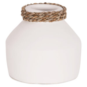 ΕΠΙΤΡΑΠΕΖΙΟ ΔΙΑΚΟΣΜΗΤΙΚΟ ΒΑΖΟ CAMMER HM4687.02XS ΤΕΡΑΚΟΤΑ ΣΕ ΛΕΥΚΟ--Φ16x15Υεκ.