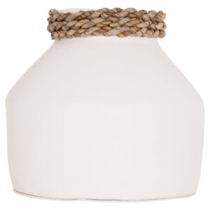 ΕΠΙΤΡΑΠΕΖΙΟ ΔΙΑΚΟΣΜΗΤΙΚΟ ΒΑΖΟ CAMMER HM4687.02XS ΤΕΡΑΚΟΤΑ ΣΕ ΛΕΥΚΟ--Φ16x15Υεκ.