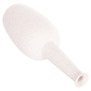 ΕΠΙΤΡΑΠΕΖΙΟ ΚΕΡΑΜΙΚΟ ΔΙΑΚΟΣΜΗΤΙΚΟ ELENDIL HM4592.01 ΥΠΟΛΕΥΚΟ ΚΡΥΣΤΑΛΛΙΚΟ Φ10x30Υ εκ