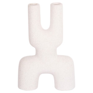 ΕΠΙΤΡΑΠΕΖΙΟ ΚΕΡΑΜΙΚΟ ΔΙΑΚΟΣΜΗΤΙΚΟ MANI HM4642.01 ΥΠΟΛΕΥΚΟ ΚΡΥΣΤΑΛΛΙΚΟ 15,5x6x23,5Υεκ