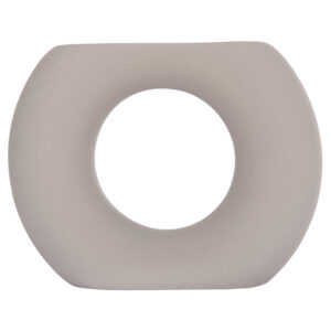 ΕΠΙΤΡΑΠΕΖΙΟ ΚΕΡΑΜΙΚΟ ΔΙΑΚΟΣΜΗΤΙΚΟ ELLIPTO HM4646.03 ΓΚΡΙ ΜΑΤ 18x6,5x14Υεκ