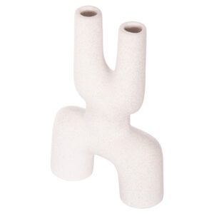 ΕΠΙΤΡΑΠΕΖΙΟ ΚΕΡΑΜΙΚΟ ΔΙΑΚΟΣΜΗΤΙΚΟ MANI HM4642.01 ΥΠΟΛΕΥΚΟ ΚΡΥΣΤΑΛΛΙΚΟ 15,5x6x23,5Υεκ