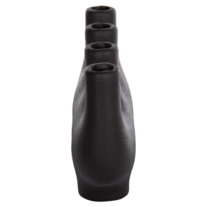 ΕΠΙΤΡΑΠΕΖΙΟ ΚΕΡΑΜΙΚΟ ΔΙΑΚΟΣΜΗΤΙΚΟ MANI HM4641.02 ΜΑΥΡΟ ΜΑΤ 21x6x13Υεκ