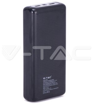 Φορτιστής Μπαταριά Jumbo Power Bank 30000mAh με δύο Θύρες USB, micro USB & Type C Χρώμα Μαύρο 8901