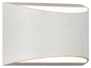 Φωτιστικό Τοίχου Απλίκα V-TAC 10W UP/DOWN Αλουμίνιο Καμπύλη Λευκό IP54 Bridglux Chip Φως Ημέρας 8683