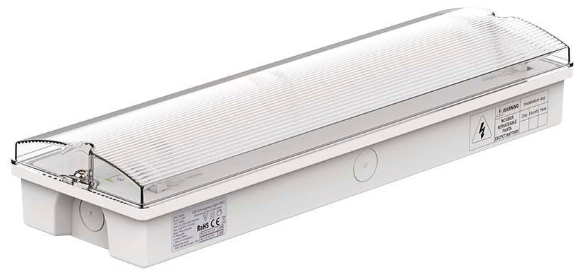 V-TAC Φωτιστικό Ασφαλείας LED 3W 120lm 120° IP65 Αδιάβροχο με RF Τηλεχειριστήριο Ψυχρό Λευκό 7688