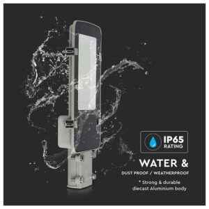 V-TAC Φωτιστικό Δρόμου LED SMD 100W 9400lm 110° Samsung Chip Ψυχρό Λευκό Γκρι Σώμα IP65 21530