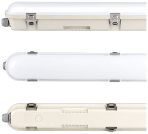 V-TAC Φωτιστικό LED Γραμμικό 36W 120cm 4320lm 120° IP65 SAMSUNG CHIP με Γαλακτερό Καπάκι & Ανοξείδωτα Κλιπς Ψυχρό Λευκό 2120216