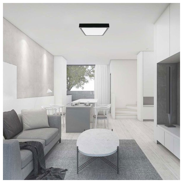 V-TAC Φωτιστικό LED Οροφής με Αισθητήρα Μικροκυμάτων 30W 230V 360° 3000lm IP44 420x420x65mm Τετράγωνο Φυσικό Λευκό Μαύρο Σώμα 7674