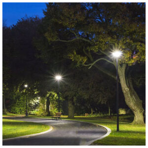 V-TAC Ηλιακό Φωτιστικό Κήπου LED SMD 120W 9800lm 100° Αδιάβροχο IP65 Φυσικό Λευκό Μαύρο Σώμα 23053