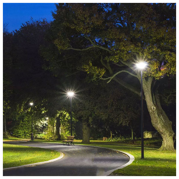 V-TAC Ηλιακό Φωτιστικό Κήπου LED SMD 120W 9800lm 100° Αδιάβροχο IP65 Φυσικό Λευκό Μαύρο Σώμα 23053