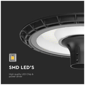 V-TAC Ηλιακό Φωτιστικό Κήπου LED SMD 120W 9800lm 100° Αδιάβροχο IP65 Φυσικό Λευκό Μαύρο Σώμα 23053